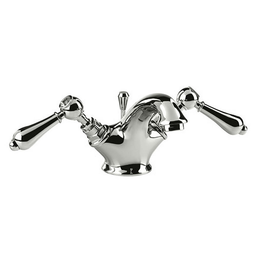 Imperial Regent Polished Nickel Mono Basin Mixer With Pop Up Waste
